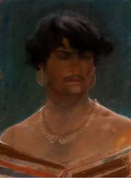 Kopf eines Indianers